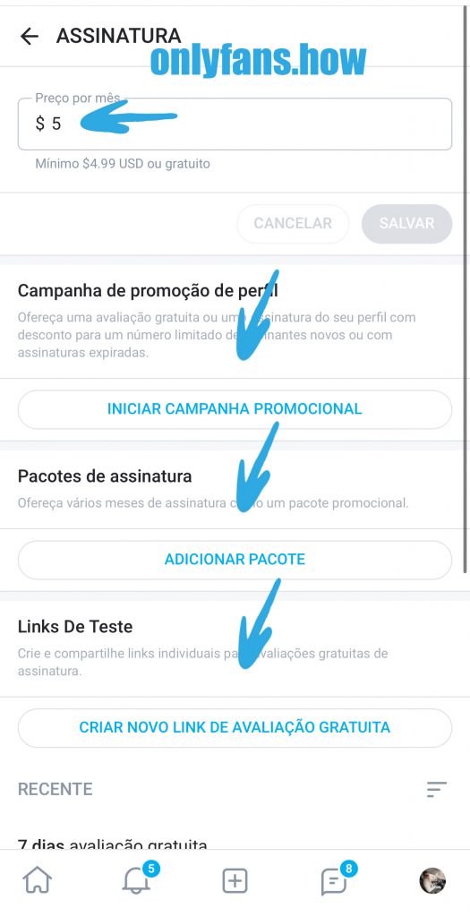 Custo da assinatura no OnlyFans e promoções - Guias OnlyFans